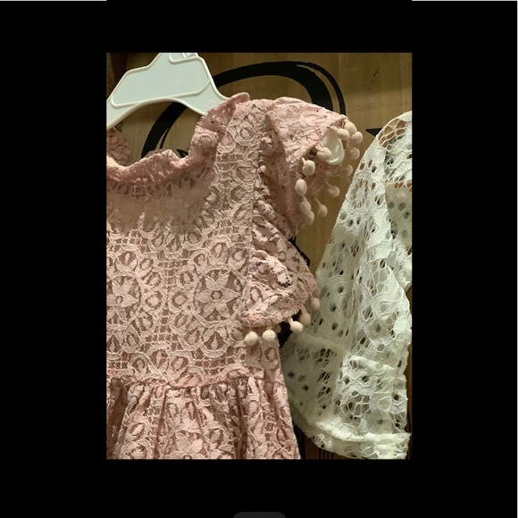 Adorable Girls Pink Dress flutter sleeve size 2-3 - Picture 3 of 3